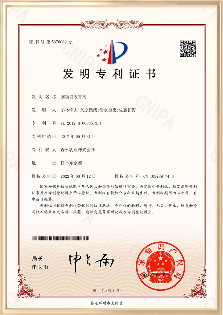脑功能改善剂